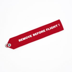 RBF10 REMOVE BEFORE FLIGHT STREAMER