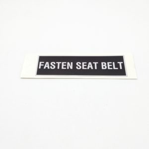 T-023 FASTEN SEATBELT PLACARD